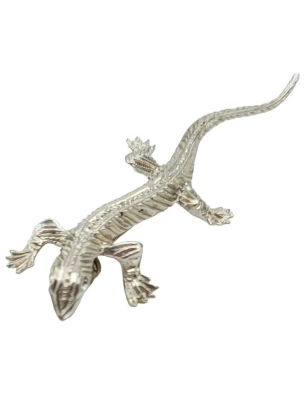 Sterling Silver Lizard Gecko Salamander Pin Brooch